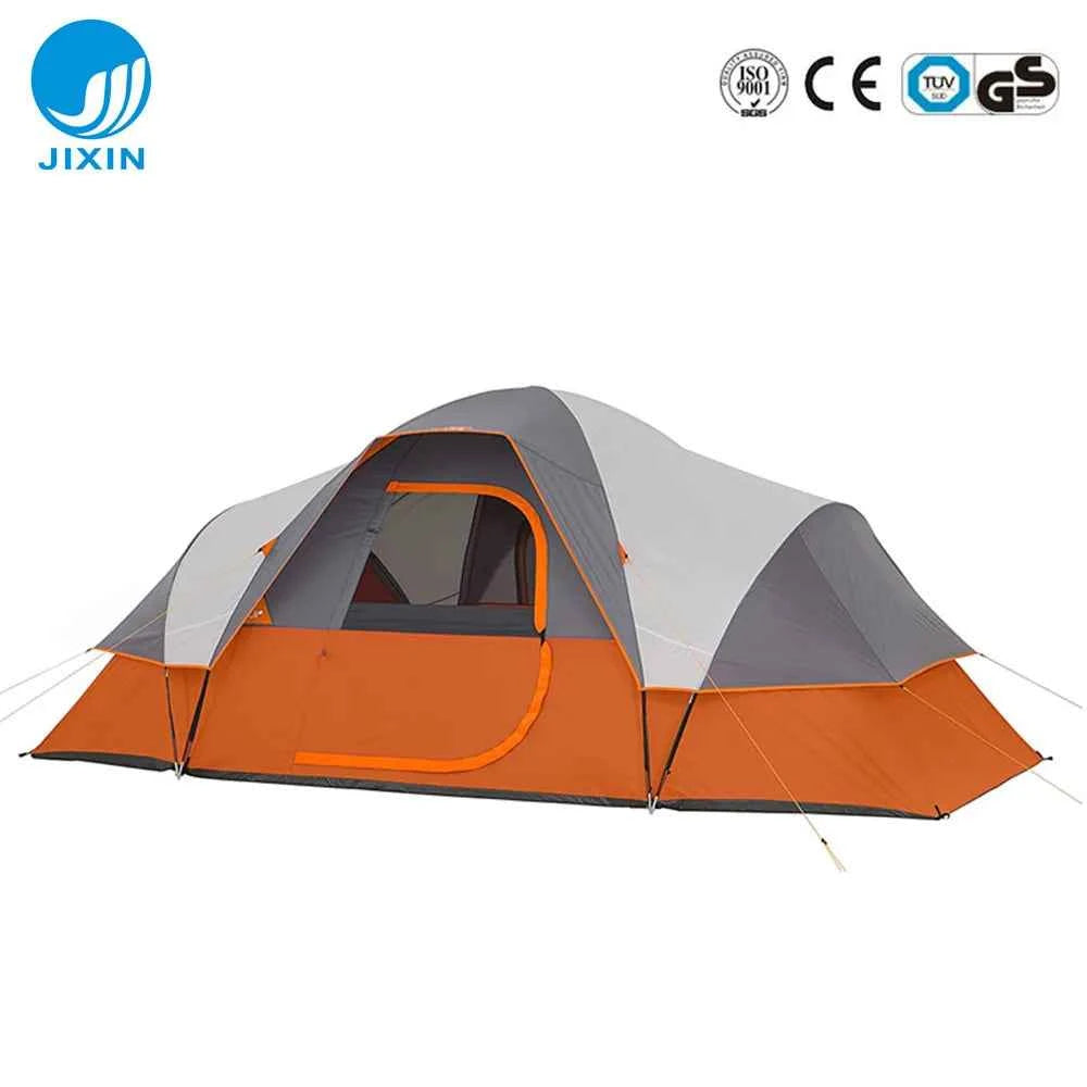 Outdoor 5‑6 Person Hunting Tent, Double‑Layer Waterproof Windproof Camping Shelter