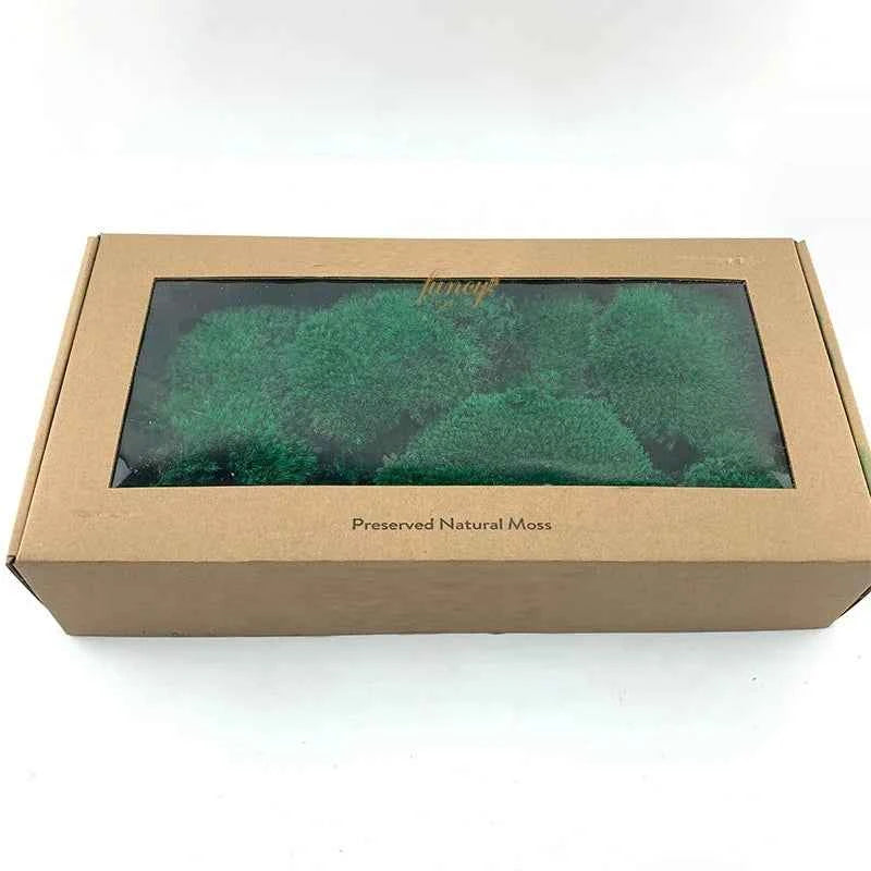 Self-Adhesive Moss Wall Decor - Eco-Friendly Preserved Pole Moss Panel for Interior Home Decor and Diwali