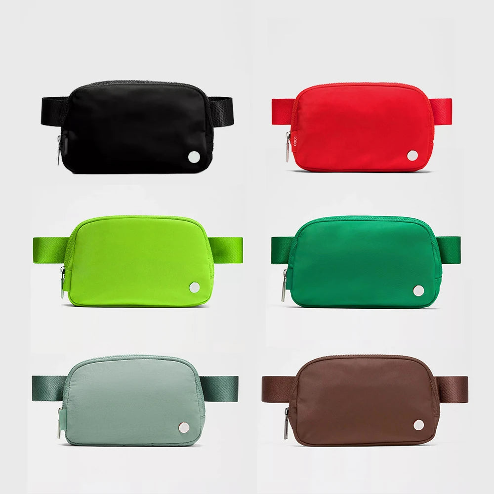 1L Fanny Packs for Unisex Waterproof Belt Bag with Adjustable Strap Waist Pack for Outdoors Waist Bag
