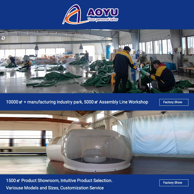 Resort Transparent Bubble Tent Dome – Luxury PVC Outdoor Inflatable House