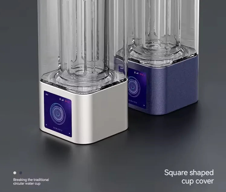 Smart Hydrogen Water Generator Cup – 350ml Aluminum Alloy, Touchscreen