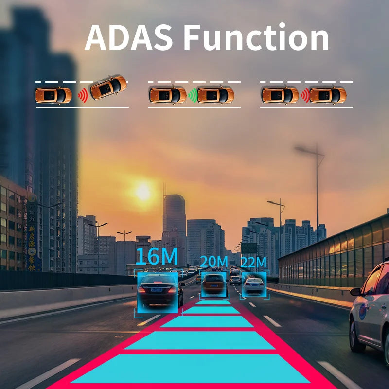 Android 10 4G Car DVR Dash Cam – 1080P, ADAS, Real‑Time Streaming, GPS Tracking