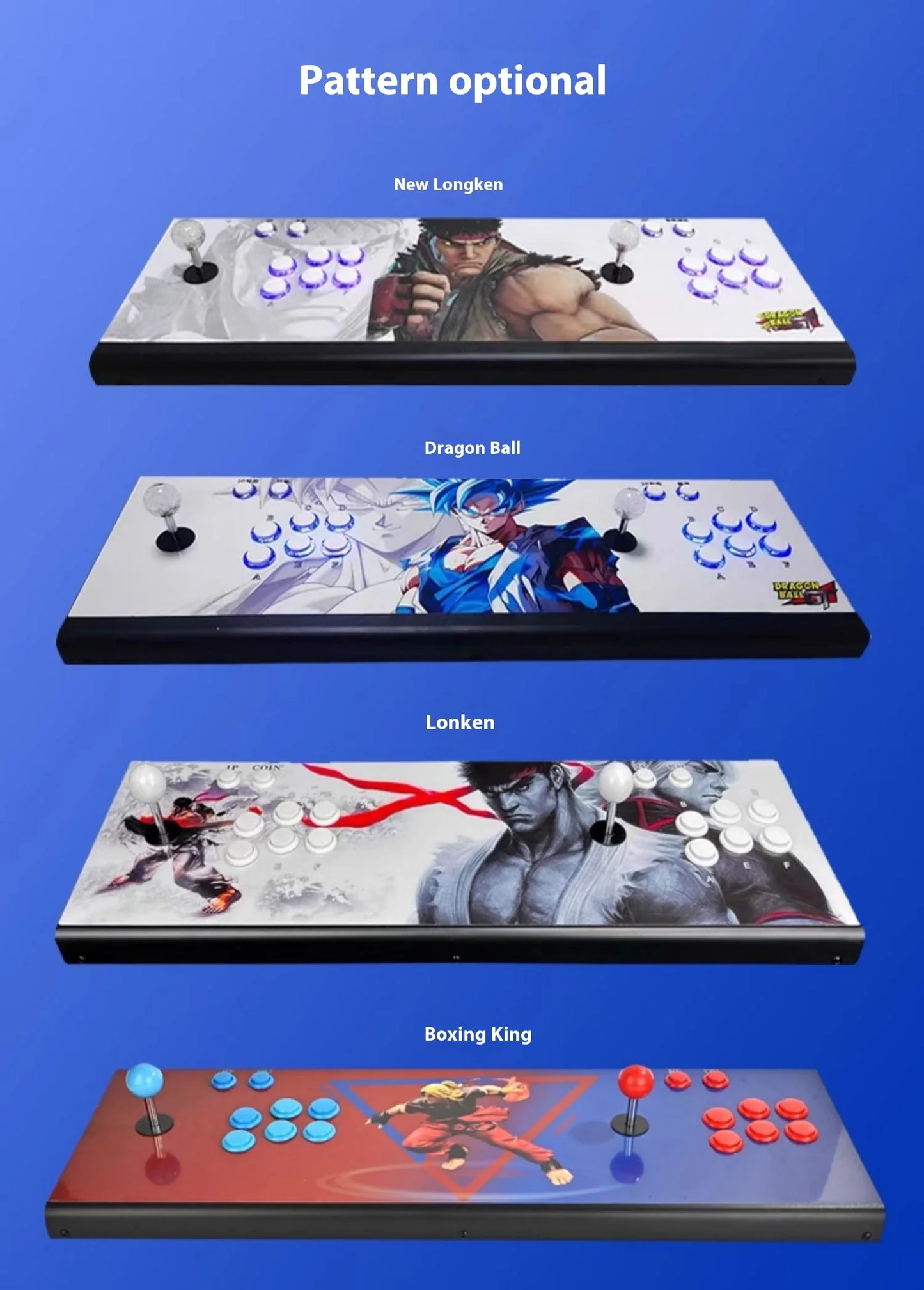 Pandor 2025 All-In-One Arcade Machine for Kids - King Fighters Game Console with Double Joystick for Home TV and Coin Operation
