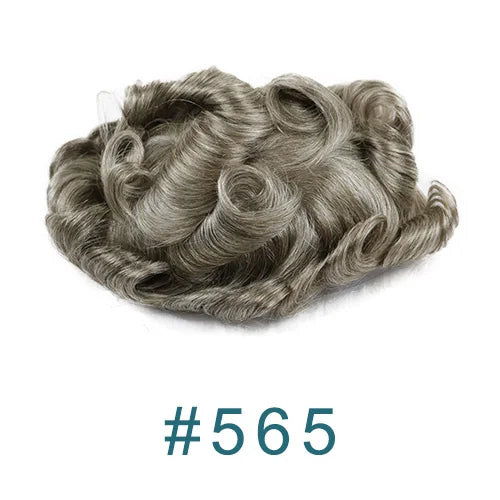 Super Natural Hairline 0.02mm Ultra‑Thin Skin V‑Loop Men’s Toupee 1B20/520