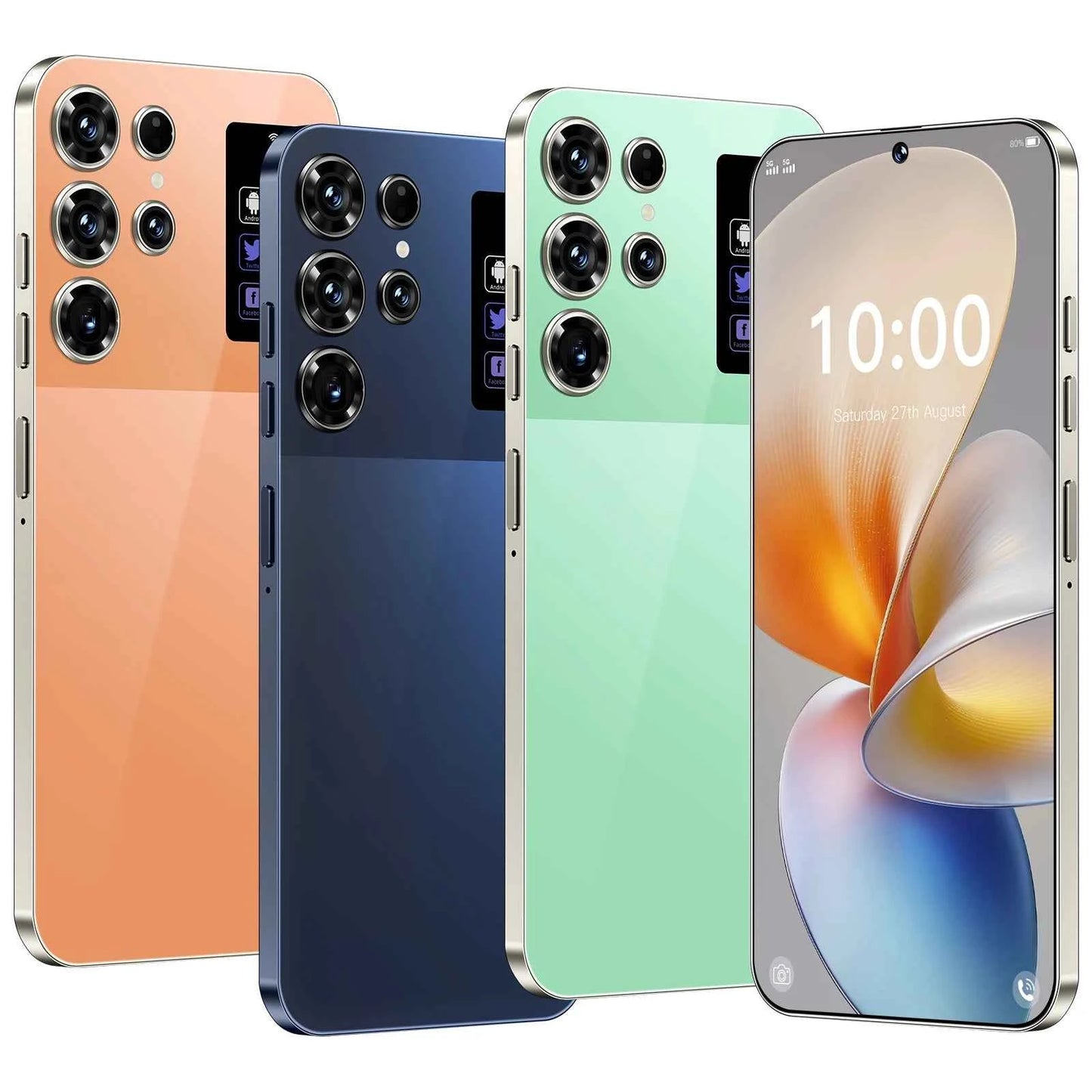 26 Ultra Unlocked Phone 16GB+128GB 6.99" Android 14 WiFi Use for WhatsApp Apps