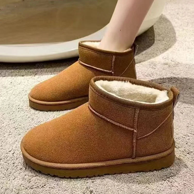 Women’s Uggs‑Style Winter Snow Boots – Wool Lined, Waterproof, Platform Warm Boots