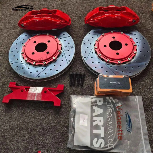 F50 4‑POT Big Brake Caliper Kit 330–355mm Rotors for Honda Civic / Nissan N17 / BMW E90