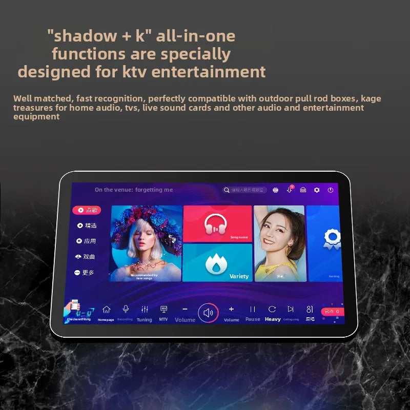 Bluetooth Karaoke Machine - Hot All-in-One Smart KTV with Touch Screen
