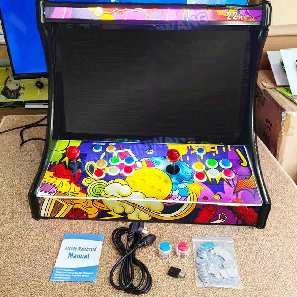 22-Inch Coin Pusher Arcade Machine with 26,800 Fun Games
