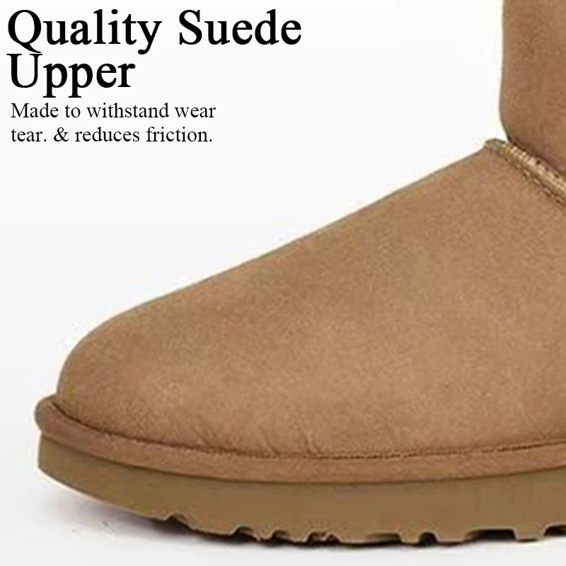Women’s Uggs‑Style Winter Snow Boots – Wool Lined, Waterproof, Platform Warm Boots