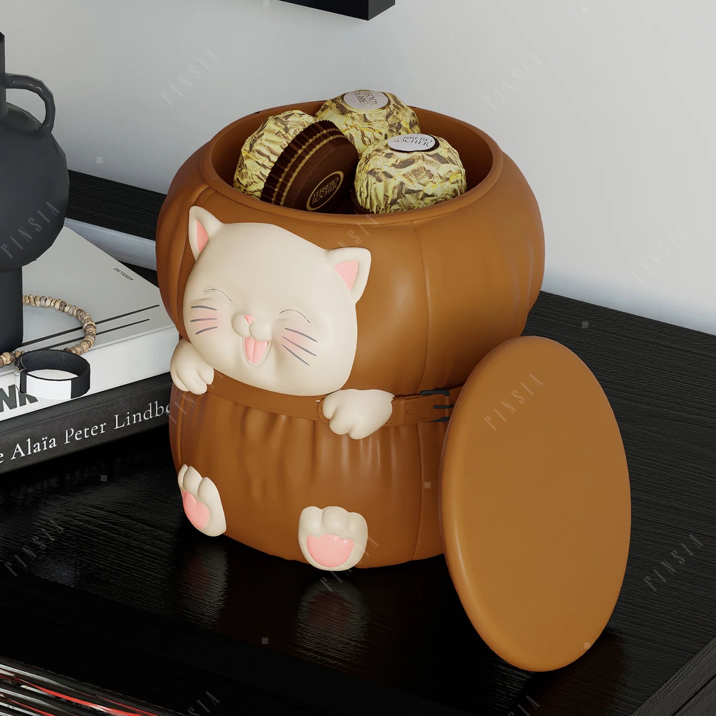 Modern Cat-Themed Office Decorations for Creative Home & Desktop Ornaments - Unique Gifts for Friends