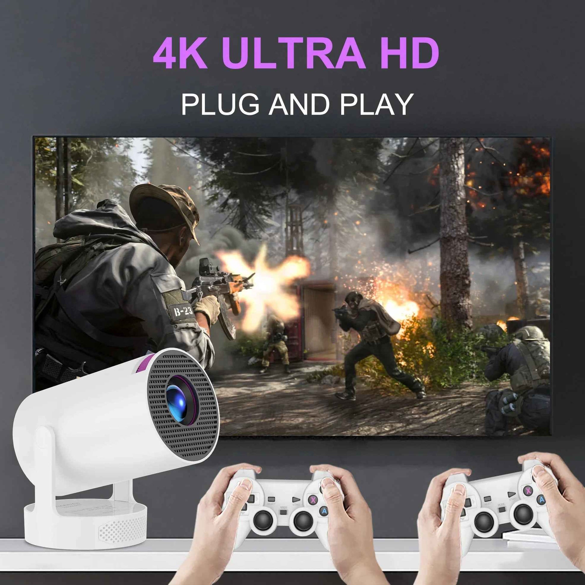 G300 PRO HIFI Game Smart Projector - Ultimate Android-Powered Home Theater Experience