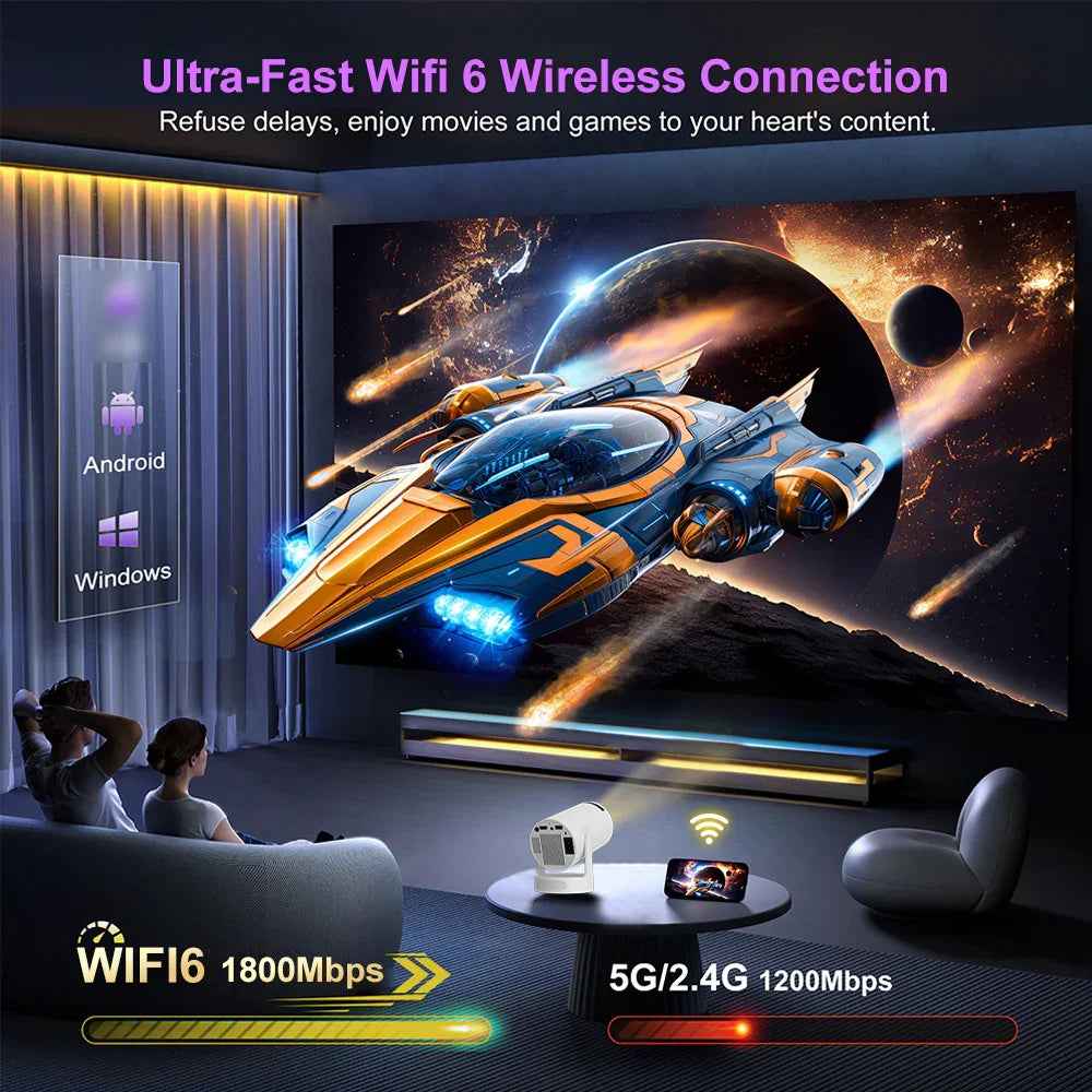 G300 PRO HIFI Game Smart Projector - Ultimate Android-Powered Home Theater Experience