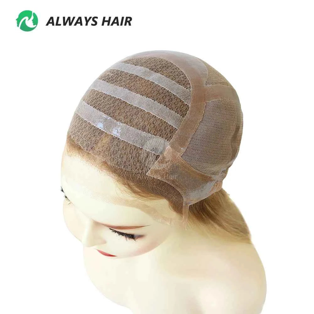 MW45 – 18" Medical Wig for Cancer Patients – Hand‑Tied Silicone Base, 100% Chinese Cuticle Remy Hair