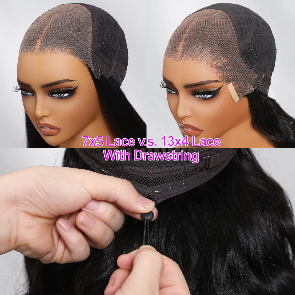 UNICE Water Wave Human Hair Wig Pre‑Cut Pre‑Plucked Glueless 7×5 & 13×4 Lace