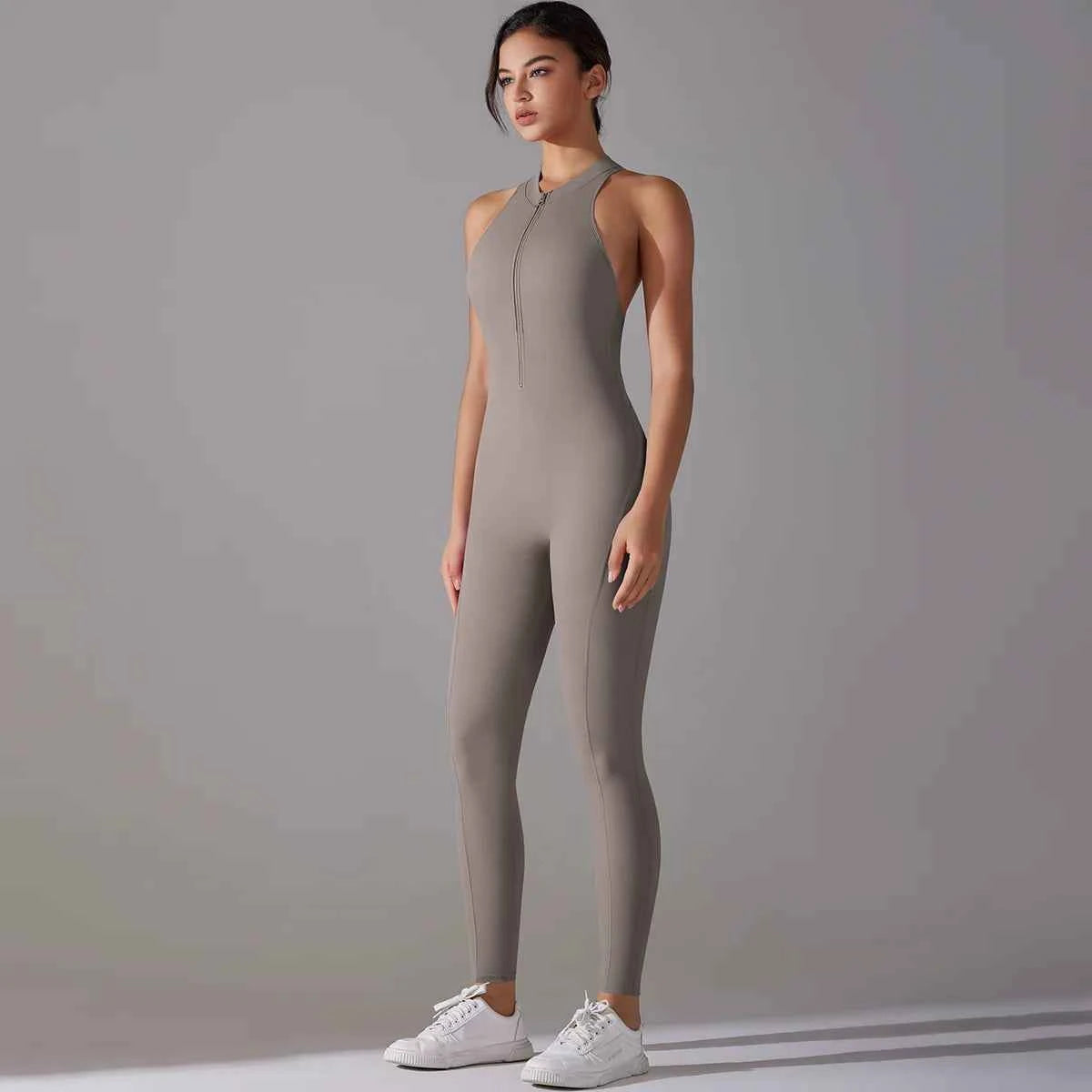 Women’s Tummy Control Butt Lift Sports Bodysuit Fitness Yoga Outfit