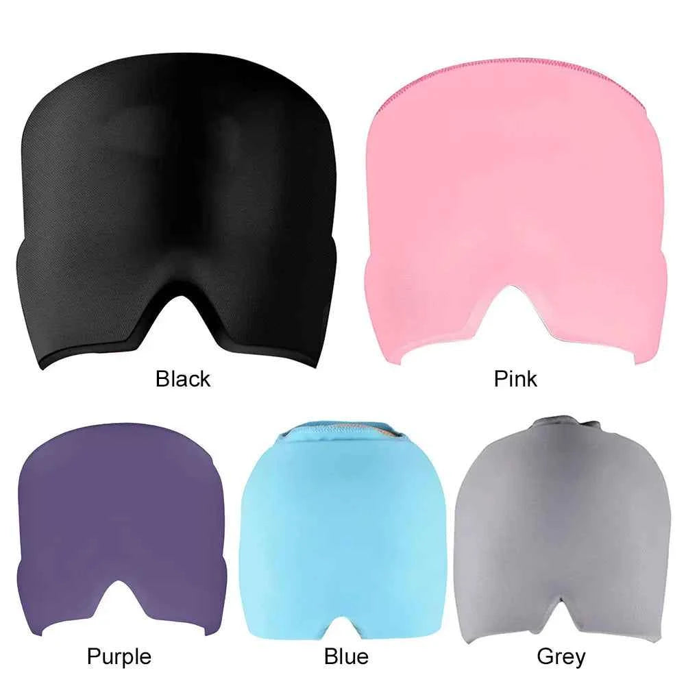 Migraine Relief Hat – Gel Hot & Cold Therapy Ice Cap, Headache & Stress Relief Wrap