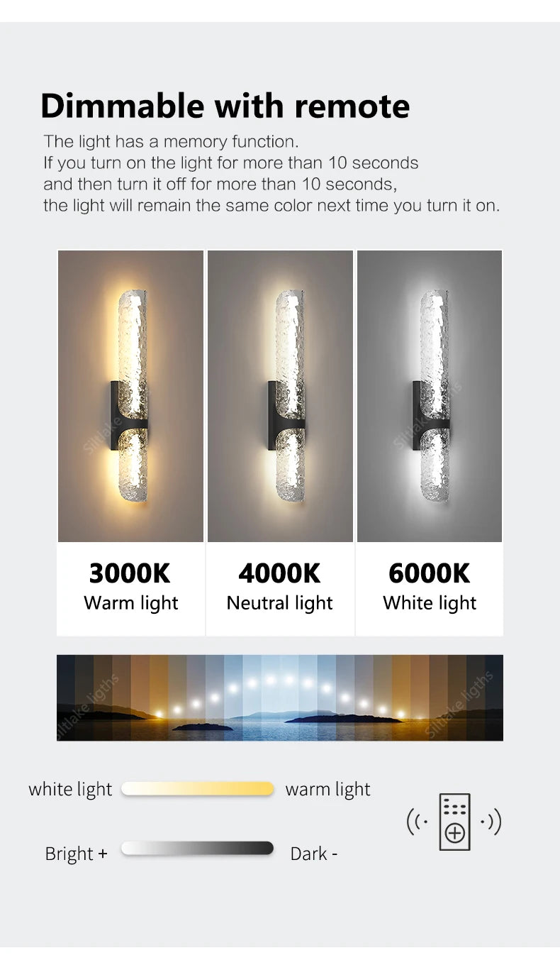 Modern outdoor LED wall lamp luxury wall lamp living room bedroom bedside background lamp home decoration special wall lamp