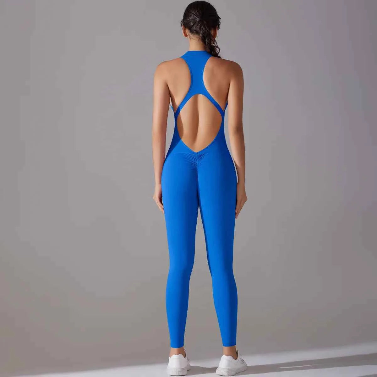 Women’s Tummy Control Butt Lift Sports Bodysuit Fitness Yoga Outfit