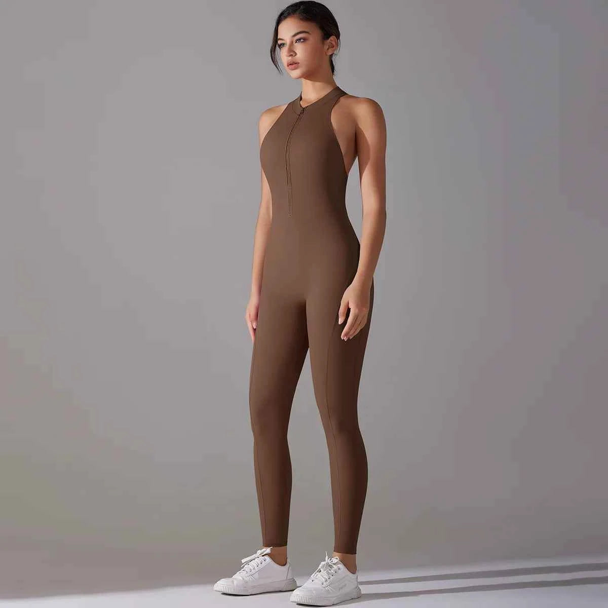Women’s Tummy Control Butt Lift Sports Bodysuit Fitness Yoga Outfit