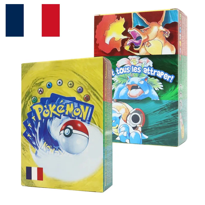 151‑Card 1996 First‑Gen Pokémon Set – Charizard Pikachu Mewtwo Blastoise – English & French