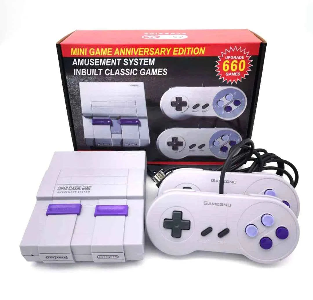Super Classic Mini SFC TV Handheld Portable Game Console w/ 660 Built‑In Games