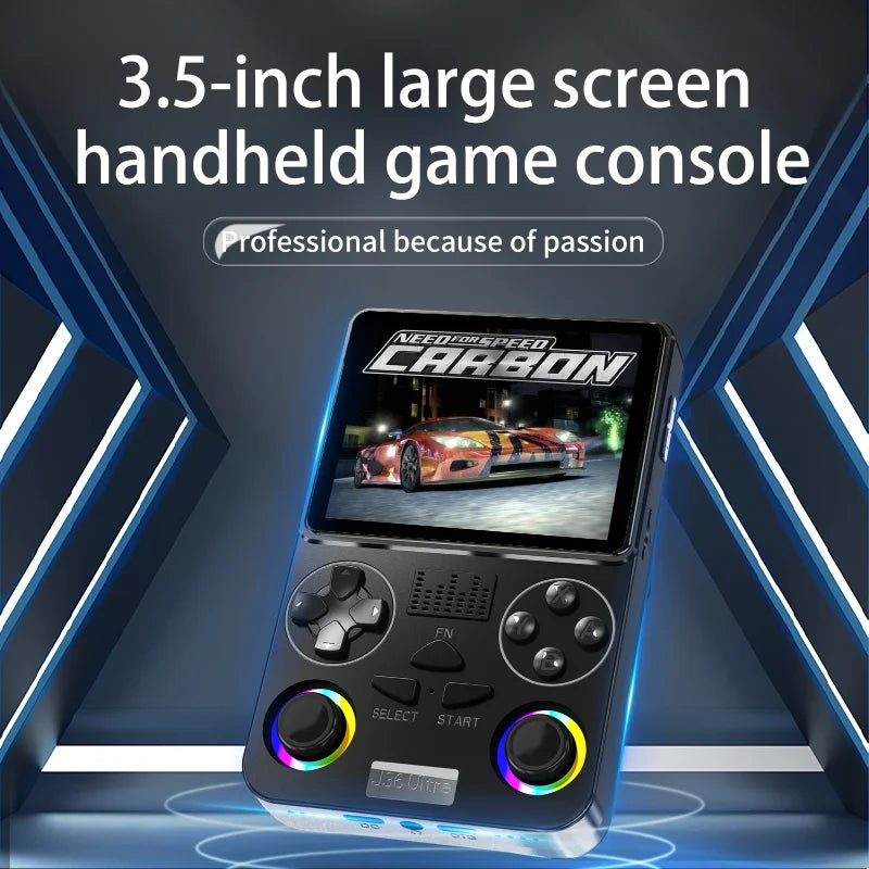 AQTA 3.5" Retro Handheld Game Console Android WiFi 20,000+ Games IPS 3000mAh