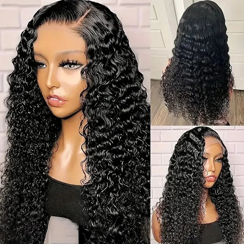 13x6 HD Lace Front Wig - 250% Density Deep Wave Human Hair