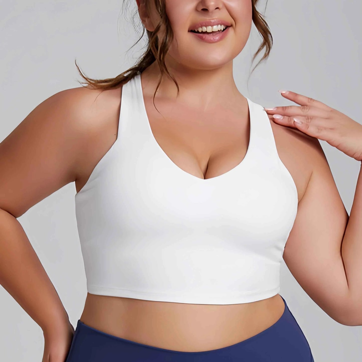 Women’s Plus Size Yoga Set Sports Bra & Leggings Super Stretch Outfit