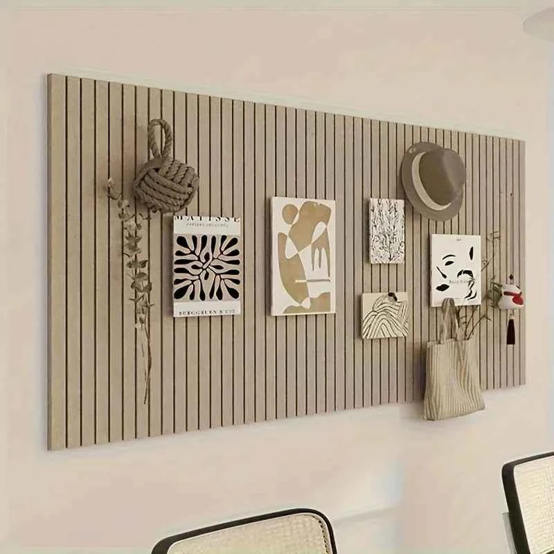 Large Bohemian Felt Wall Tiles - Round Cork Bulletin Boards, for Home and Office Decoration Wall Decor Living Room Decoration