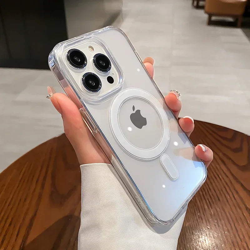 Transparent Hard Phone Case – Shockproof, Anti‑Scratch, Lightweight Protection