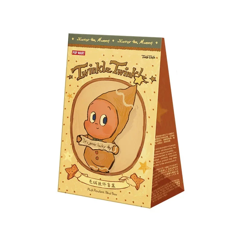 POP MART Collectible Toy Twinkle Twinkle Savor The Moment Series Baked Biscuits Plush Pendant Blind Box Gift
