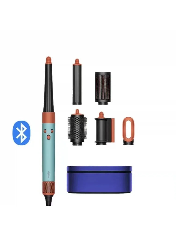 HS08 5‑in‑1 Hair Styling Tool Curling Iron Dryer Straightener Brush Bluetooth