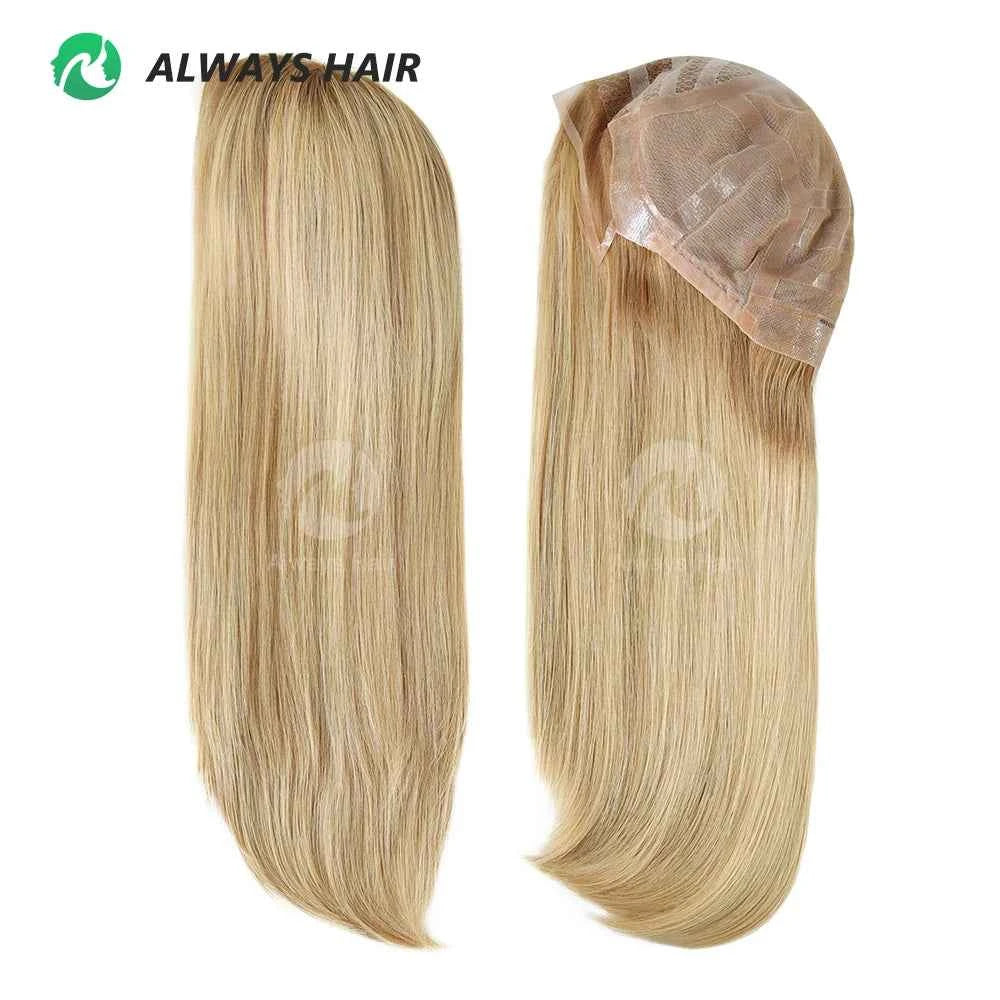 MW45 – 18" Medical Wig for Cancer Patients – Hand‑Tied Silicone Base, 100% Chinese Cuticle Remy Hair