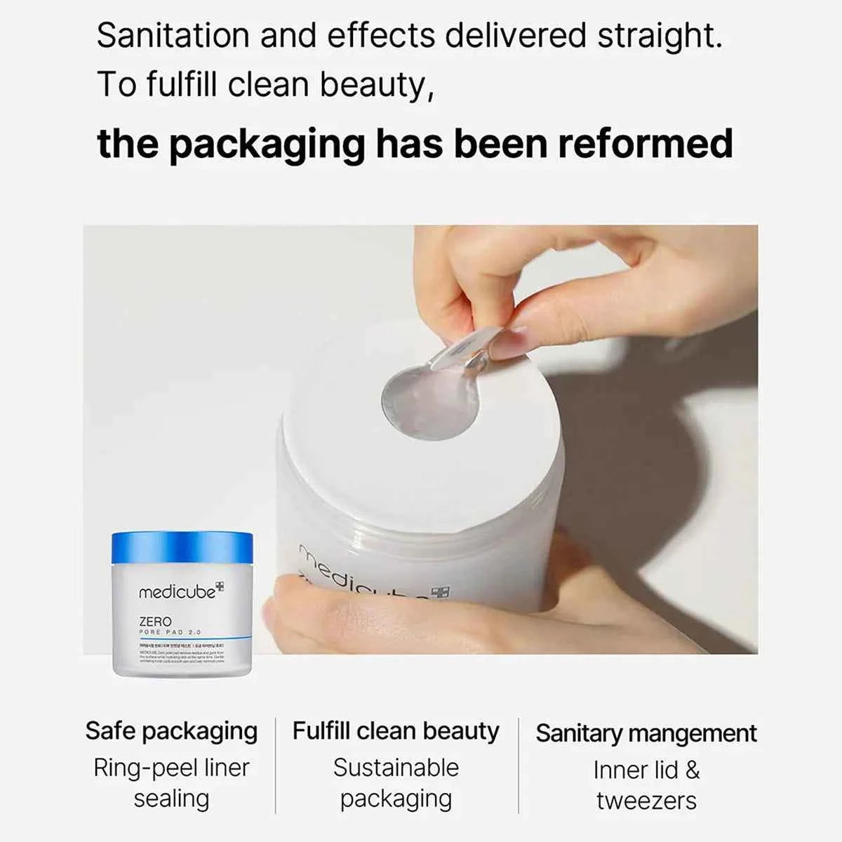 Medicube Zero Pore Pad 2.0 — Pore Tightening & Hydrating K‑Beauty Skincare