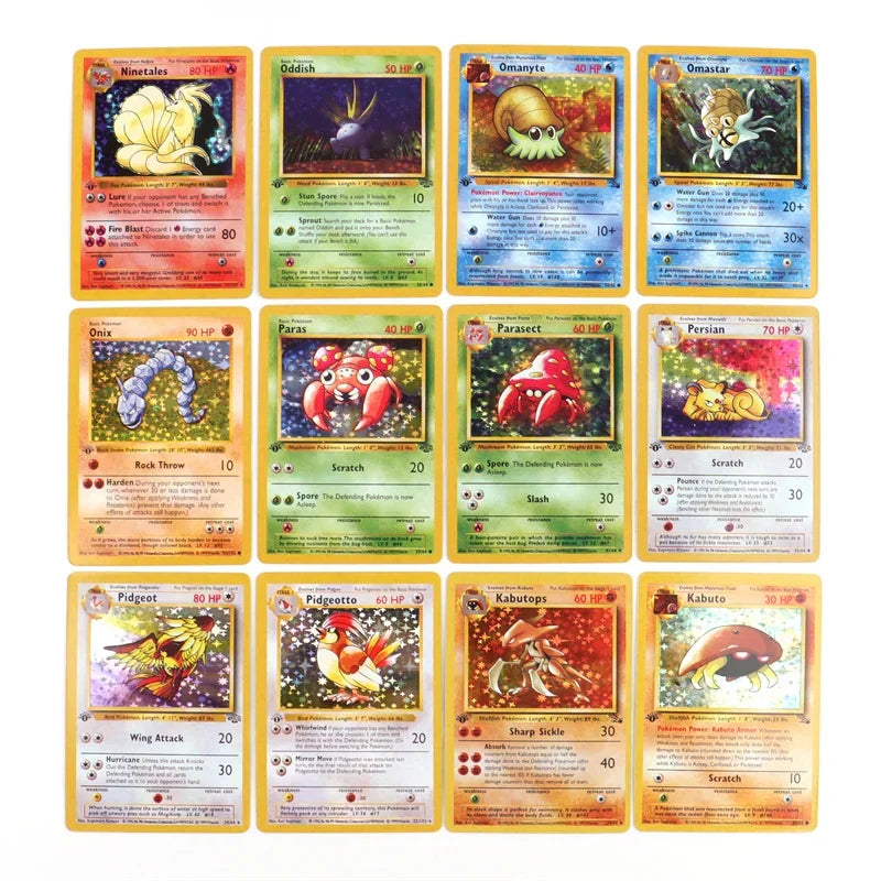 151‑Card 1996 First‑Gen Pokémon Set – Charizard Pikachu Mewtwo Blastoise – English & French