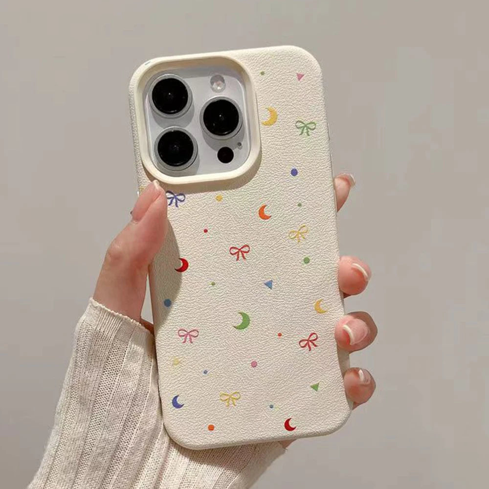 Cute Butterfly Bow iPhone Case – Soft TPU Cover for iPhone 17/16/15/14/13/12/11 Pro Max