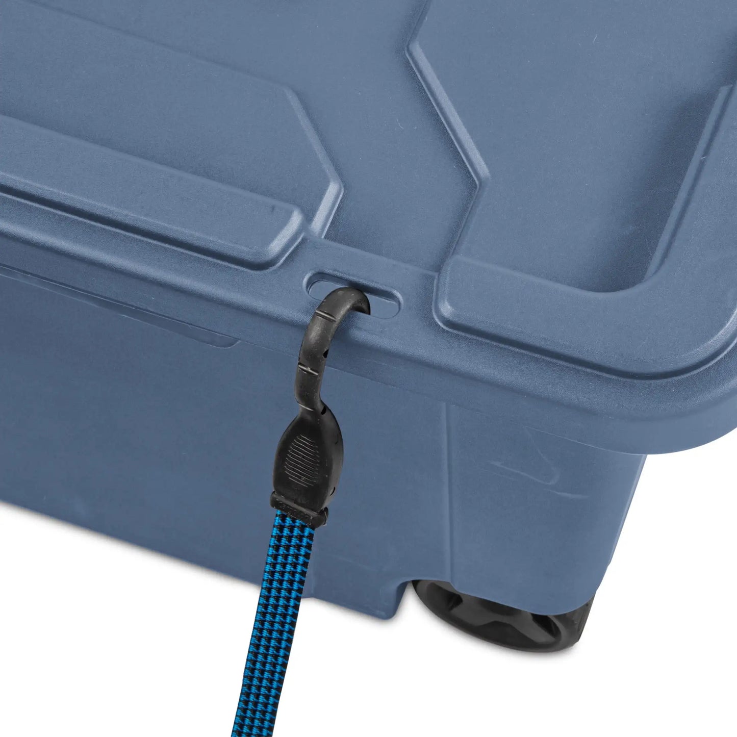 Sterilite 40 Gallon Wheeled Industrial Tote Plastic, Black, Set of 2