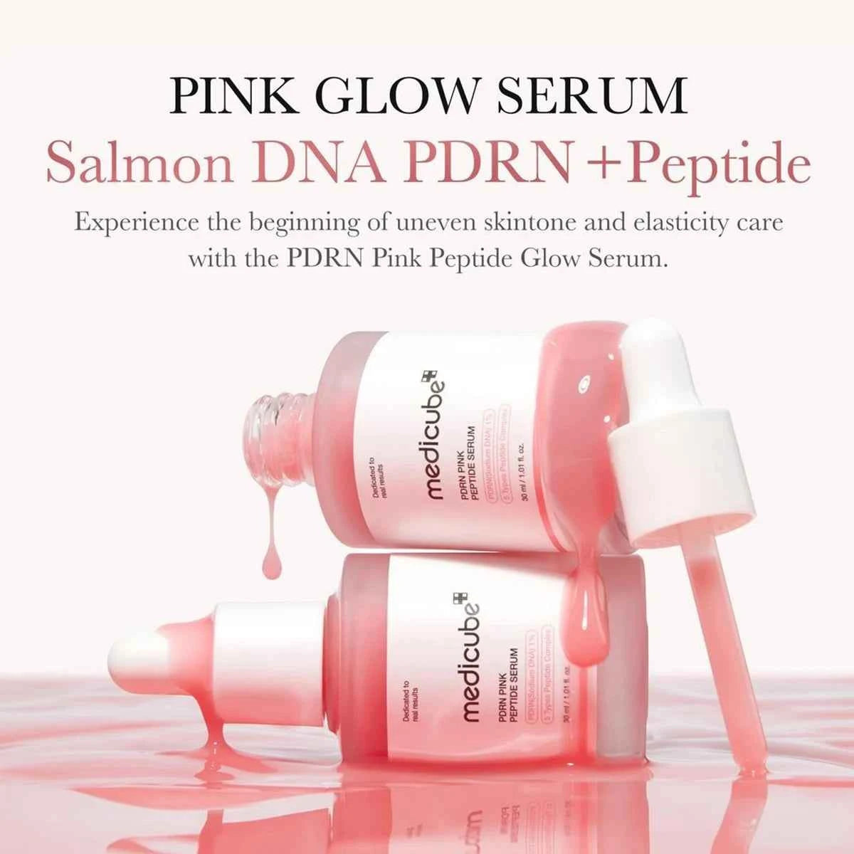 Medicube Salmon DNA PDRN Pink Peptide Serum — Lifting & Repair Repairing K‑Beauty Serum