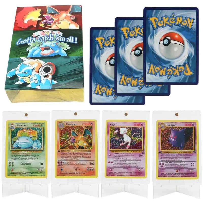 151‑Card 1996 First‑Gen Pokémon Set – Charizard Pikachu Mewtwo Blastoise – English & French