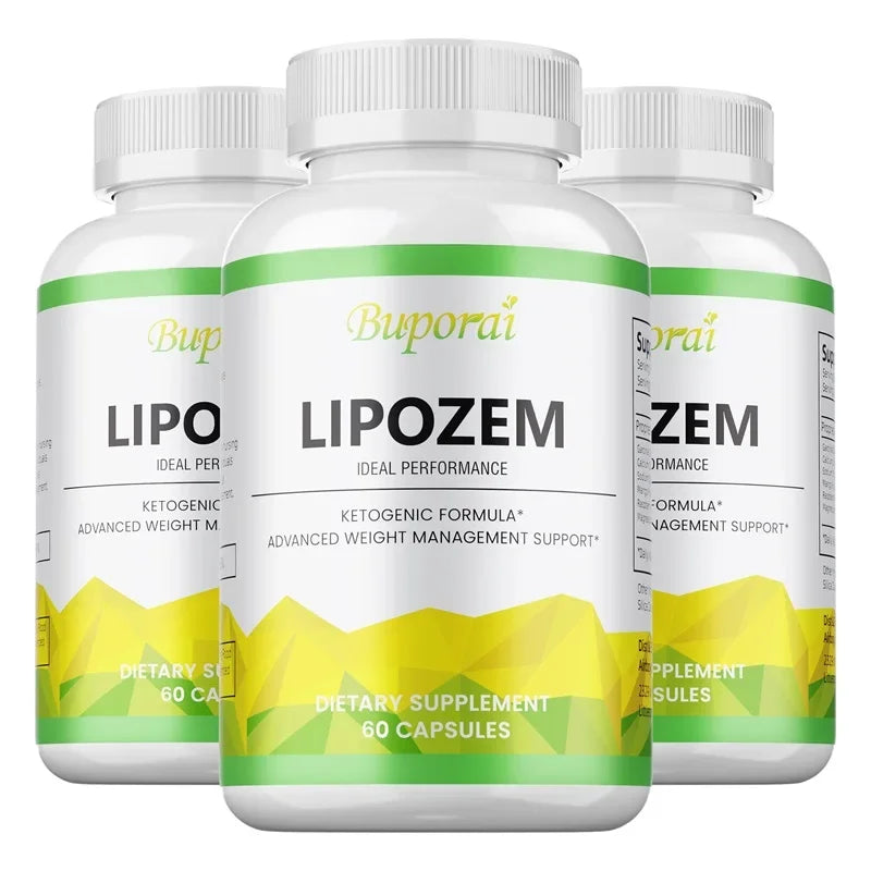 Lipozem Capsules - Boosts Metabolism, Boosts Energy, Burns Fat, Suppresses Appetite, Promotes Digestive Health, Boosts Immunity