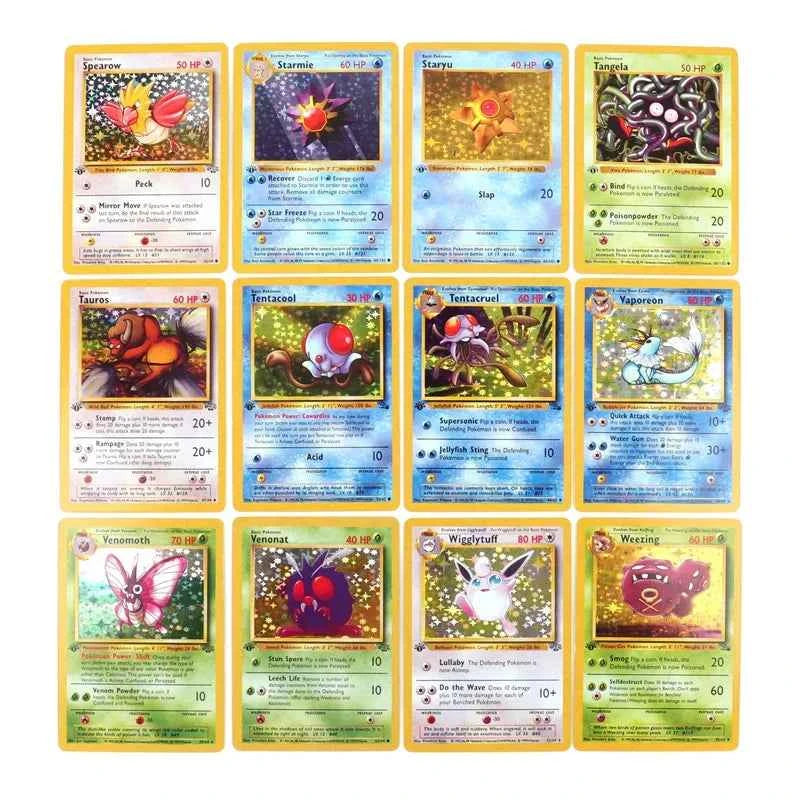 151‑Card 1996 First‑Gen Pokémon Set – Charizard Pikachu Mewtwo Blastoise – English & French