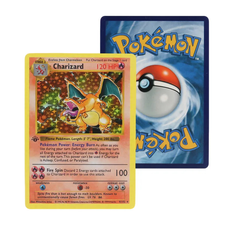 151‑Card 1996 First‑Gen Pokémon Set – Charizard Pikachu Mewtwo Blastoise – English & French
