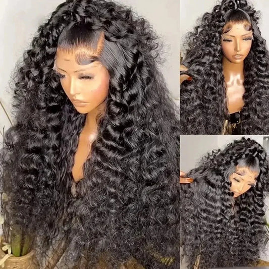 13x6 HD Lace Front Wig - 250% Density Deep Wave Human Hair