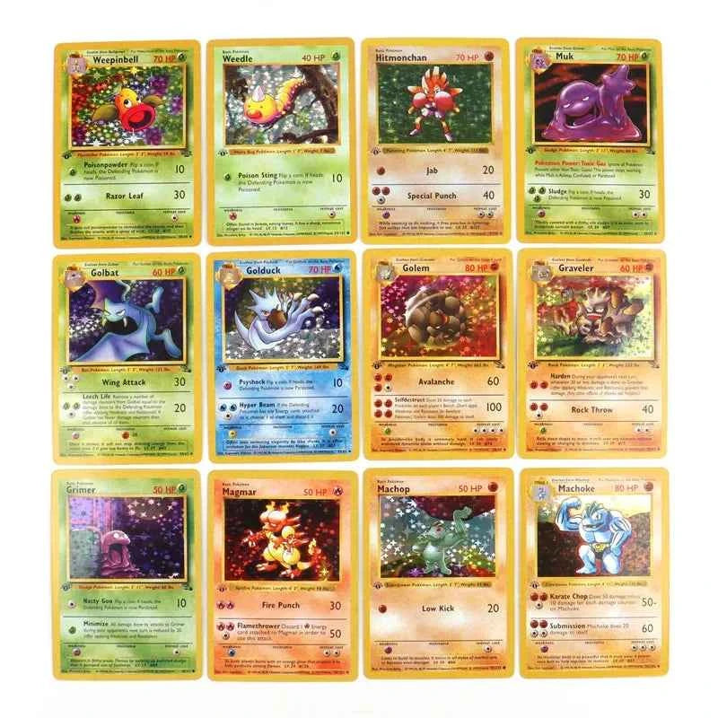 151‑Card 1996 First‑Gen Pokémon Set – Charizard Pikachu Mewtwo Blastoise – English & French