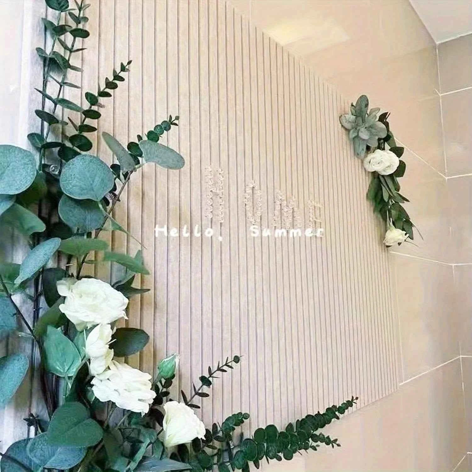 Large Bohemian Felt Wall Tiles - Round Cork Bulletin Boards, for Home and Office Decoration Wall Decor Living Room Decoration