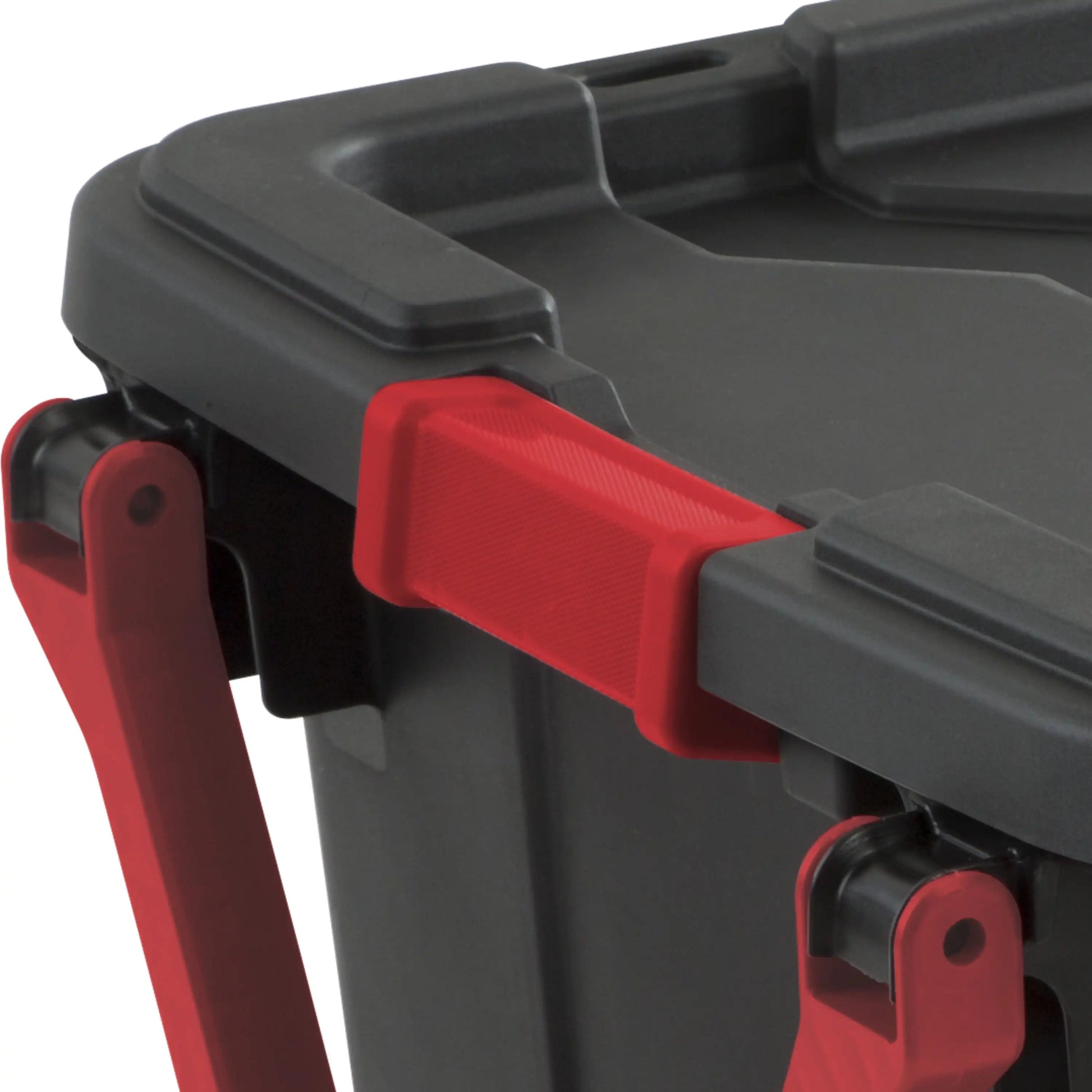 Sterilite 40 Gallon Wheeled Industrial Tote Plastic, Black, Set of 2