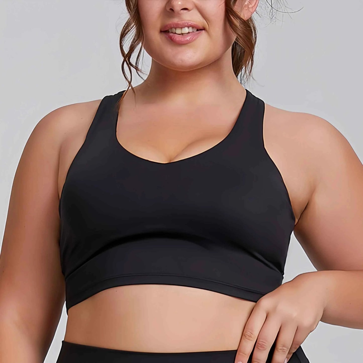 Women’s Plus Size Yoga Set Sports Bra & Leggings Super Stretch Outfit