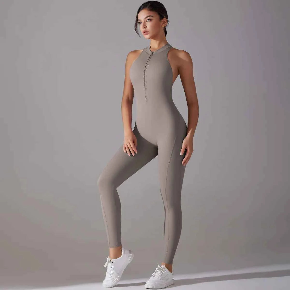 Women’s Tummy Control Butt Lift Sports Bodysuit Fitness Yoga Outfit