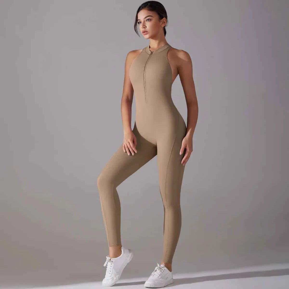 Women’s Tummy Control Butt Lift Sports Bodysuit Fitness Yoga Outfit